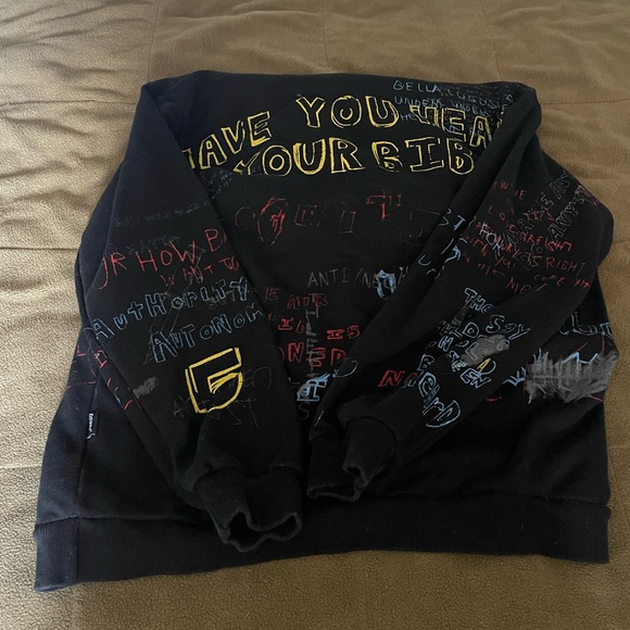 Vermany graphic painted hoodie - Picture 3 of 5